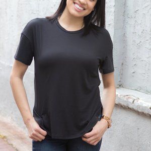Black Soft Short Sleeve Tee